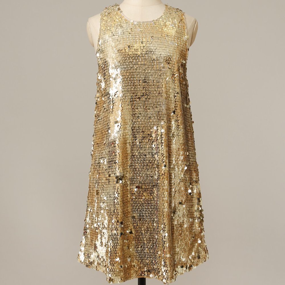 Kismet Bowie Gold Sequin Dress
